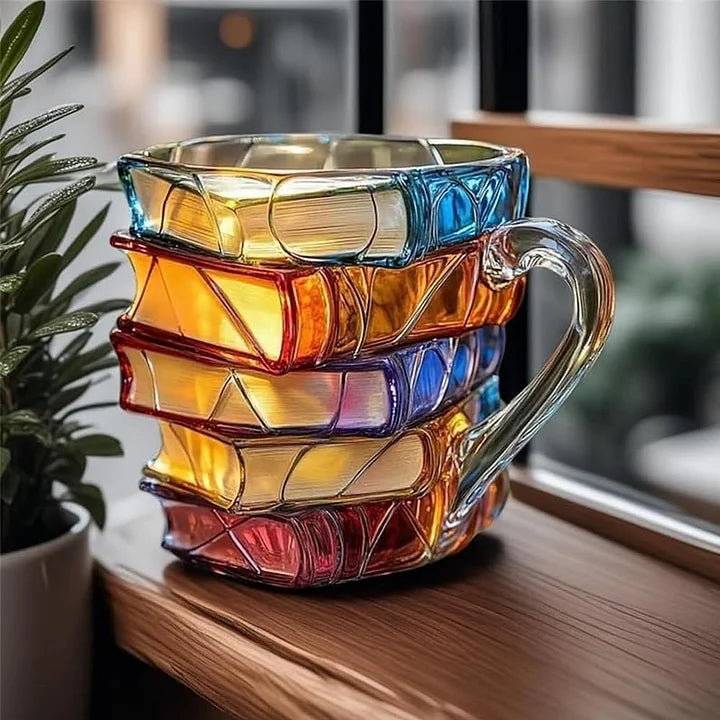 Käsintehty 3D-muki „Bonheur de Lecture" – alkuperäinen muotoilu
